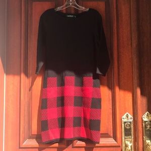 Sweater Dress: Lauren Ralph Lauren
